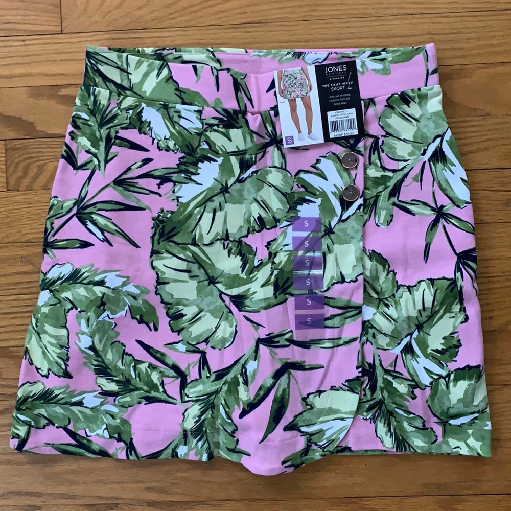 Jones New York Faux Wrap Skort